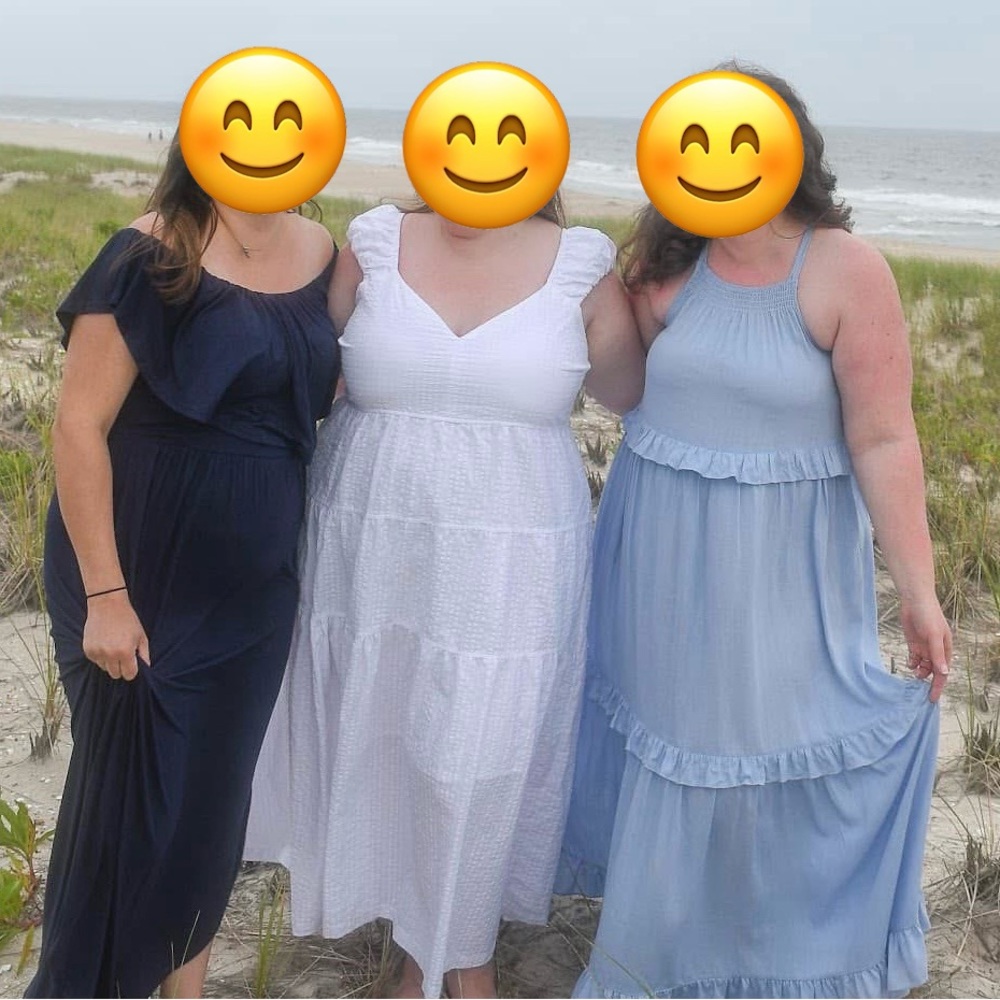 Old Navy White Textured Dress Size XXL - Picture 5 of 5